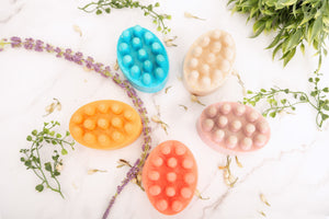 The April Collection Loofah Massage Bars
